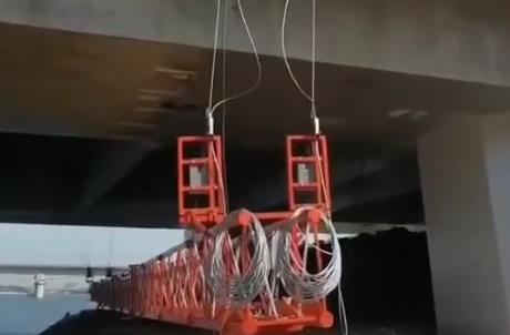 桥梁吊篮视频